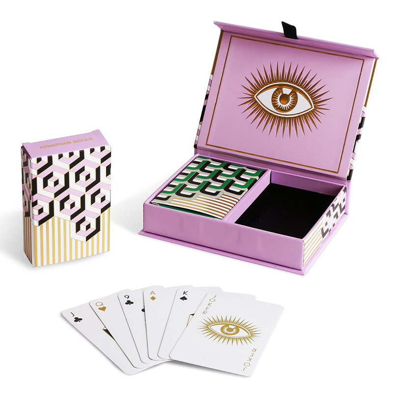 Игральные карты VERSAILLES PLAYING CARD SET Jonathan Adler Розовый Черный Белый Золотой Зеленый в Краснодаре | Loft Concept 