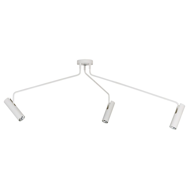 Потолочный светильник Tibo Branches Trumpet Tube white 3 Белый в Краснодаре | Loft Concept 