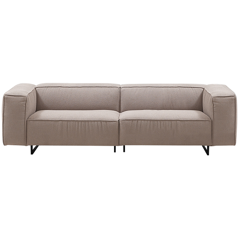 Диван Bastien Soft Beige Sofa Бежевый Черный в Краснодаре | Loft Concept 