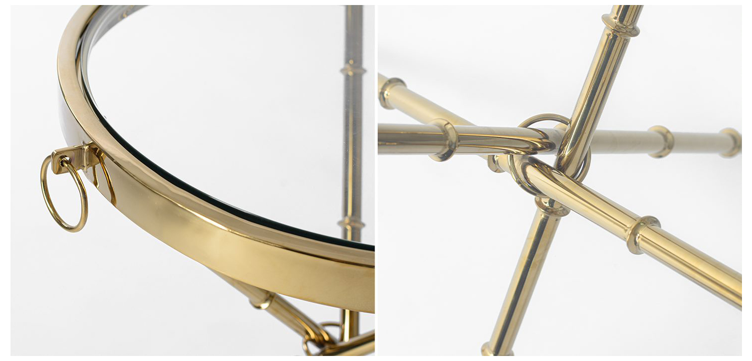 Приставной стол Side Table Omni glass - фото