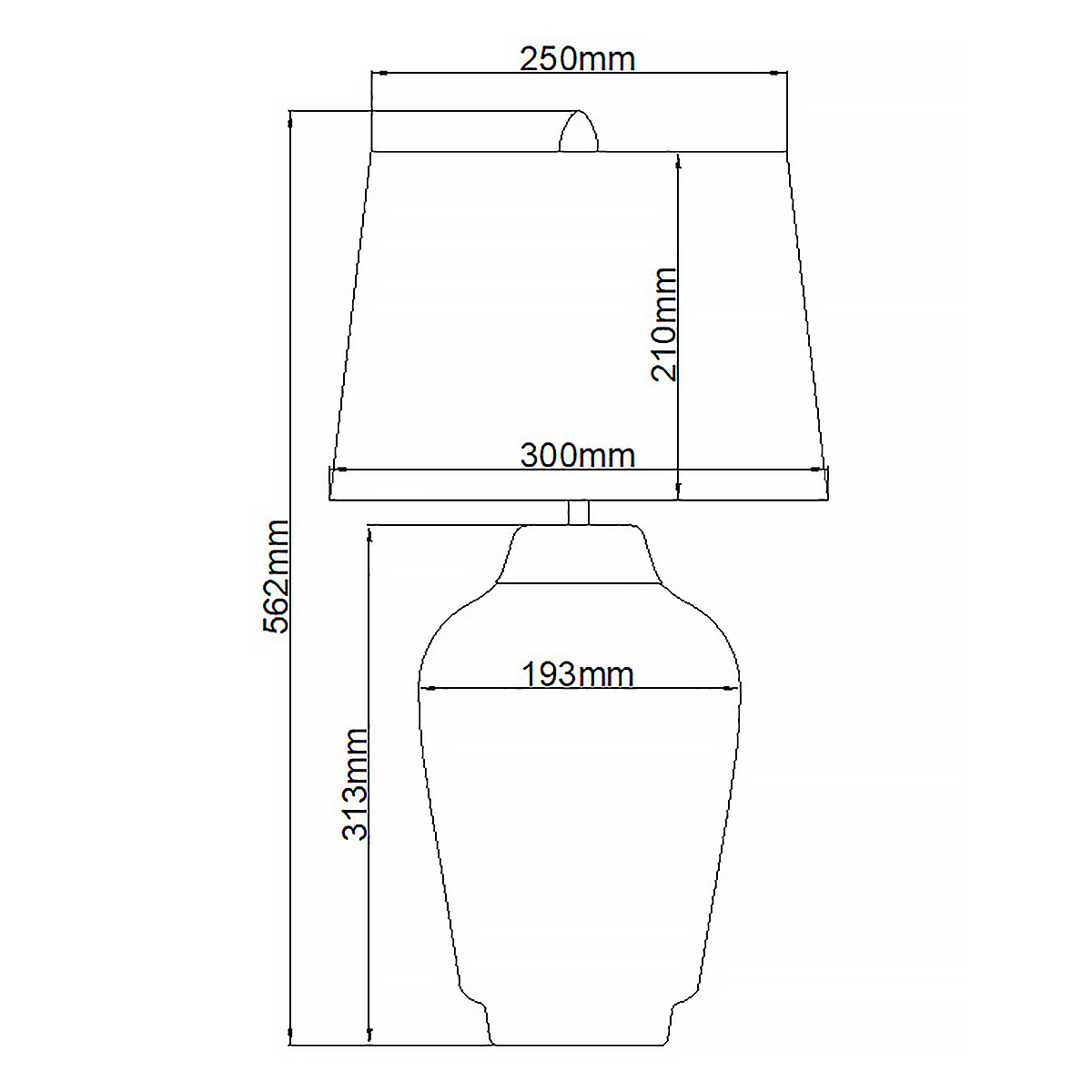 Настольная лампа с белым конусным абажуром и ребристым керамическим основанием Quintiesse в Краснодаре