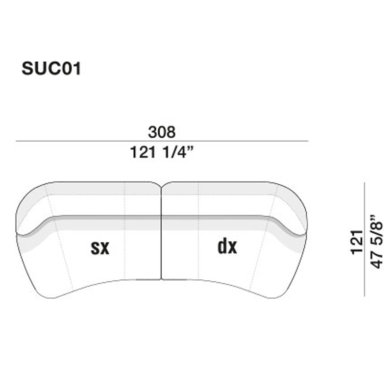 Дизайнерский модульный диван SURF Modular Sofa в Краснодаре