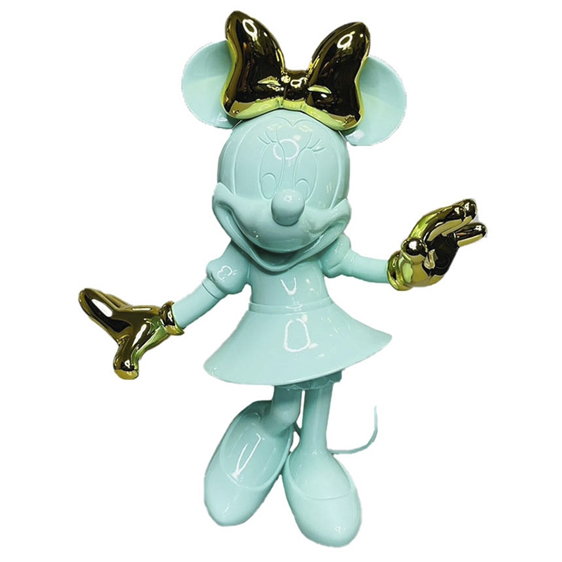 Статуэтка Минни Маус зеленого цвета Minnie Mouse Green Figurine  Салатовый в Краснодаре | Loft Concept 