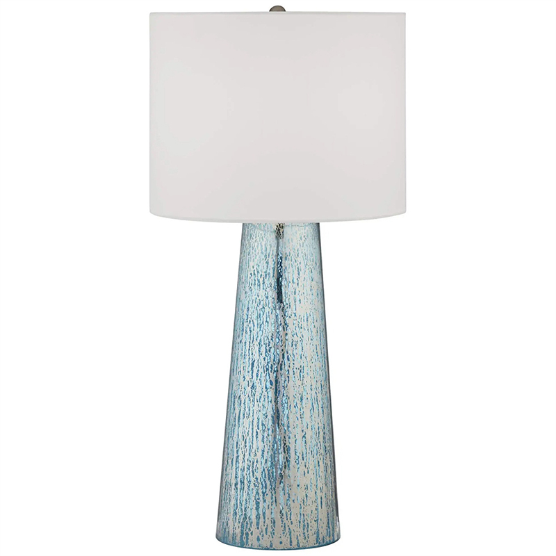 Настольная лампа Claire Lampshade Table Lamp Голубой Белый в Краснодаре | Loft Concept 