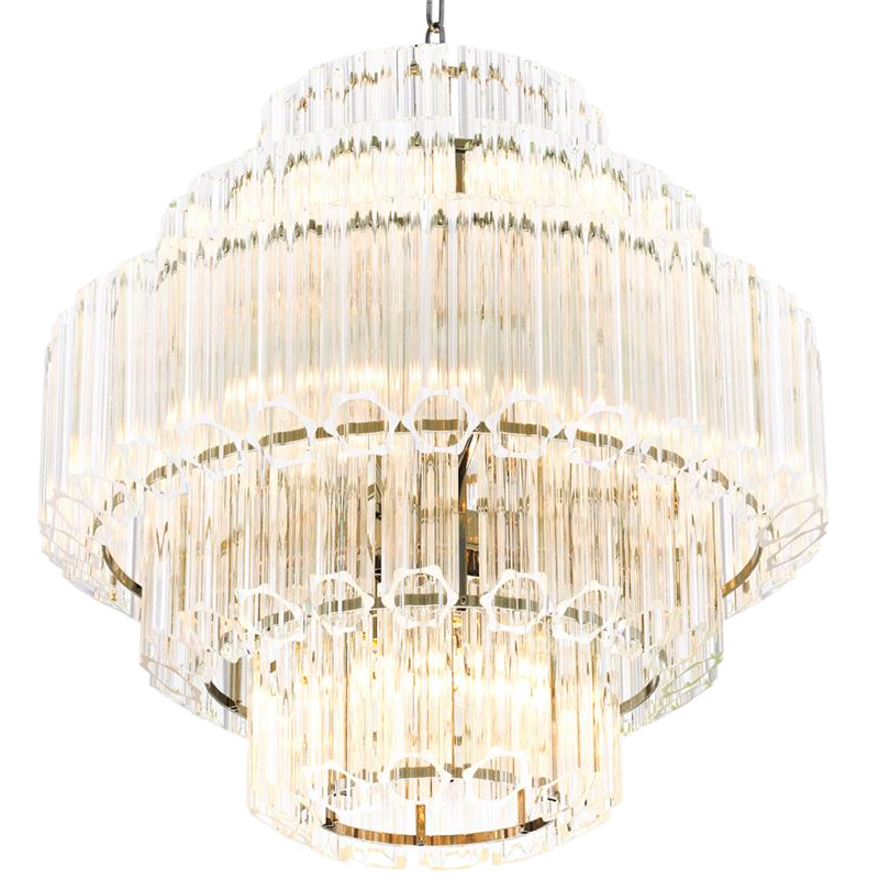 Люстра Chandelier Vittoria S Clear Никель Прозрачный (Transparent) в Краснодаре | Loft Concept 