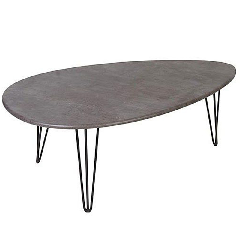 Кофейный стол Dorian Coffee Table gray Серый бетон в Краснодаре | Loft Concept 