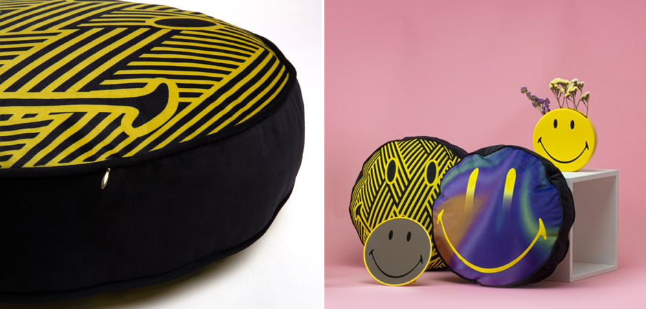 Подушка Zig-Zag Cushion Smiley Подушка Zig-Zag Cushion Smiley - Loft-Concept в Краснодаре