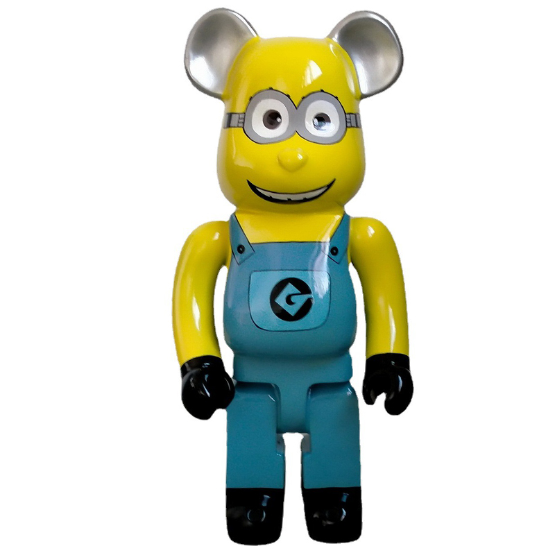 Статуэтка Bearbrick Minion Dave Синий Желтый Черный в Краснодаре | Loft Concept 