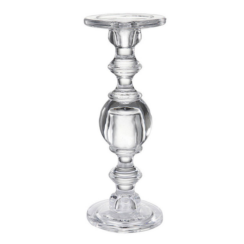 Подсвечник Glass Candlestick I Прозрачное Стекло в Краснодаре | Loft Concept 