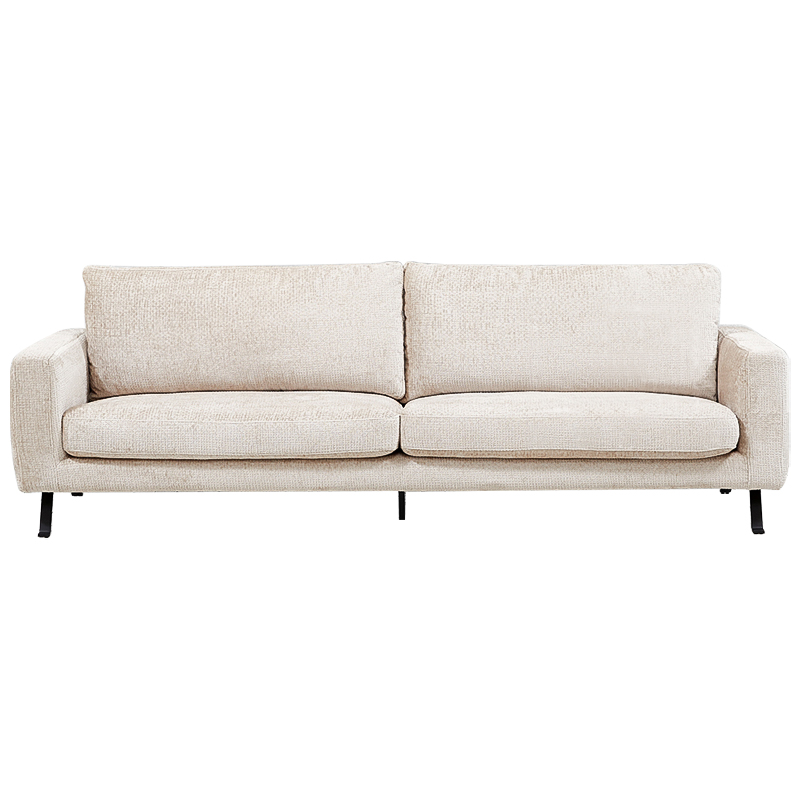 Диван Rowse Beige Sofa Бежевый Черный в Краснодаре | Loft Concept 