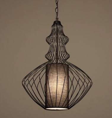 Подвесной светильник Wire Dream Pendant 2 Черный Белый в Краснодаре | Loft Concept 