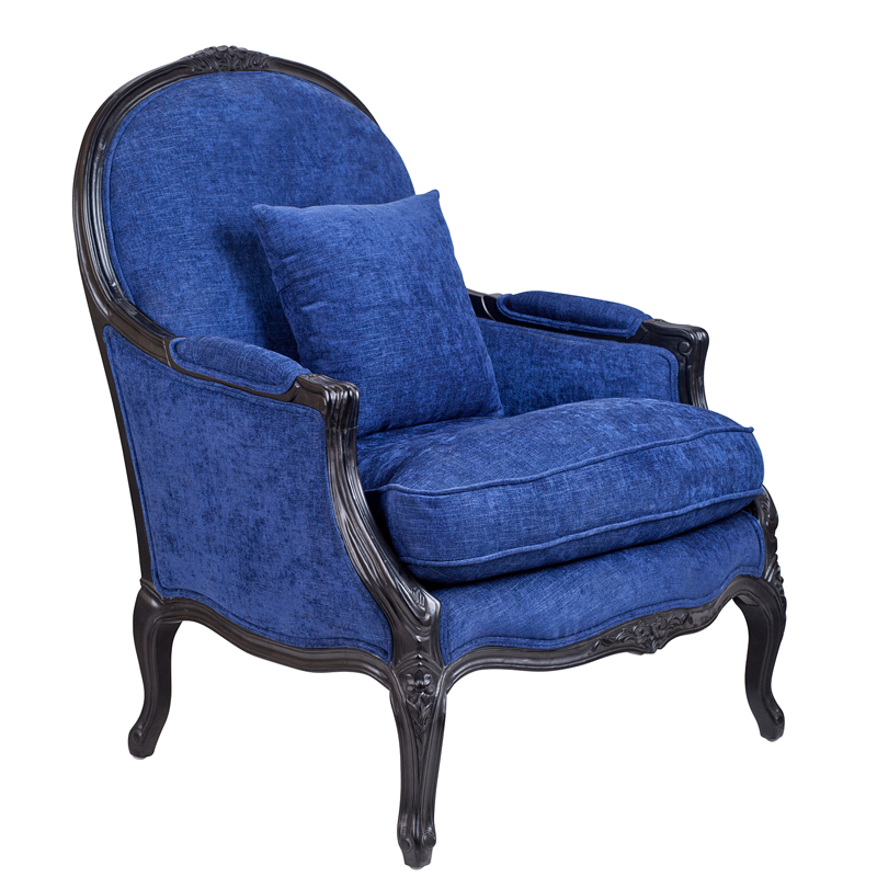 Кресло Bernard Armchair blue Синий в Краснодаре | Loft Concept 