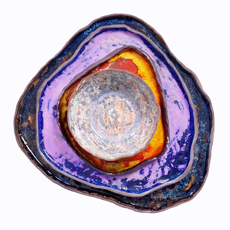 Сет из 3-х тарелок «LABRADORITE» Синий Оранжевый Серый Фиолетовый Сет из 3-х тарелок «LABRADORITE» Синий Оранжевый Серый Фиолетовый в Краснодаре | Loft Concept