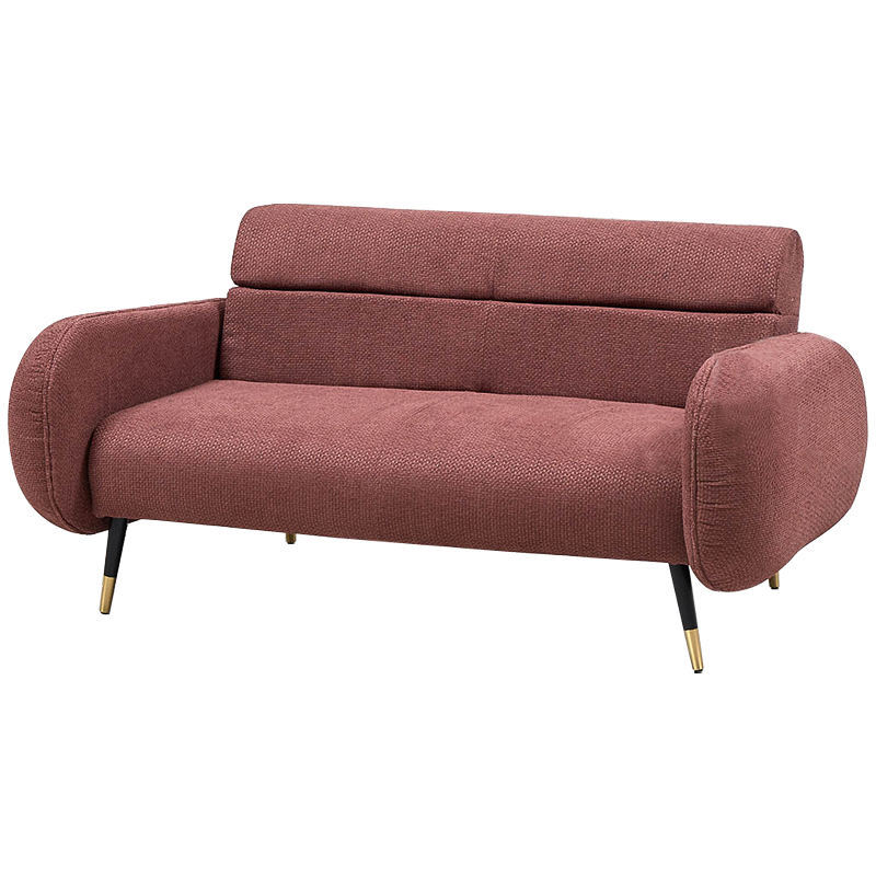 Диван Hebert Sofa Red M Красный Красный Черный Латунь в Краснодаре | Loft Concept 