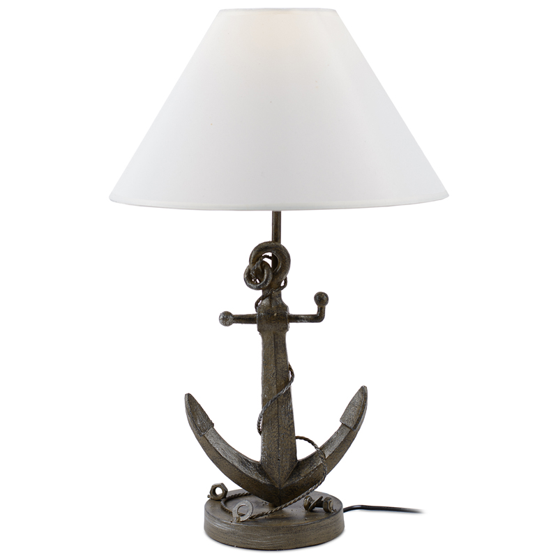 Настольная лампа Sea Anchor Table Lamp Коричневый Белый в Краснодаре | Loft Concept 