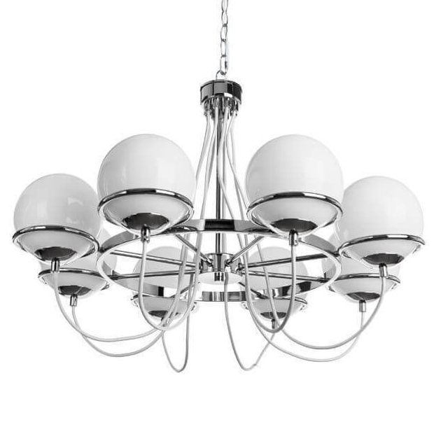 Люстра Melissa Chandelier Chromium Хром Белый в Краснодаре | Loft Concept 