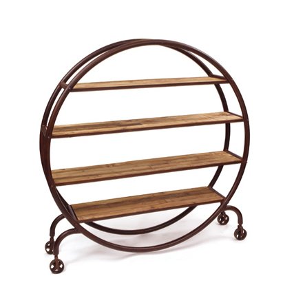 Стеллаж Industrial Metal Round Bookshelf  в Краснодаре | Loft Concept 