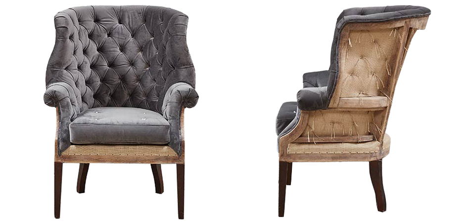 Кресло Gamilton Armchair Gray Кресло Gamilton Armchair Gray - Loft-Concept в Краснодаре