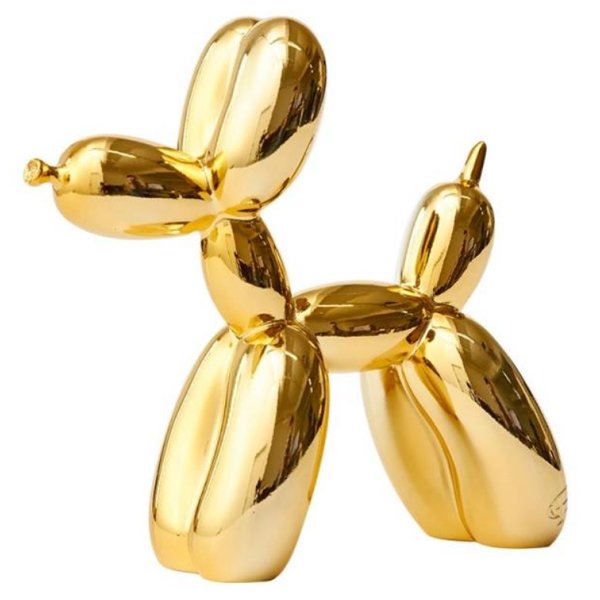 Статуэтка Jeff Koons Balloon Dog medium Gold Глянцевое золото в Краснодаре | Loft Concept 