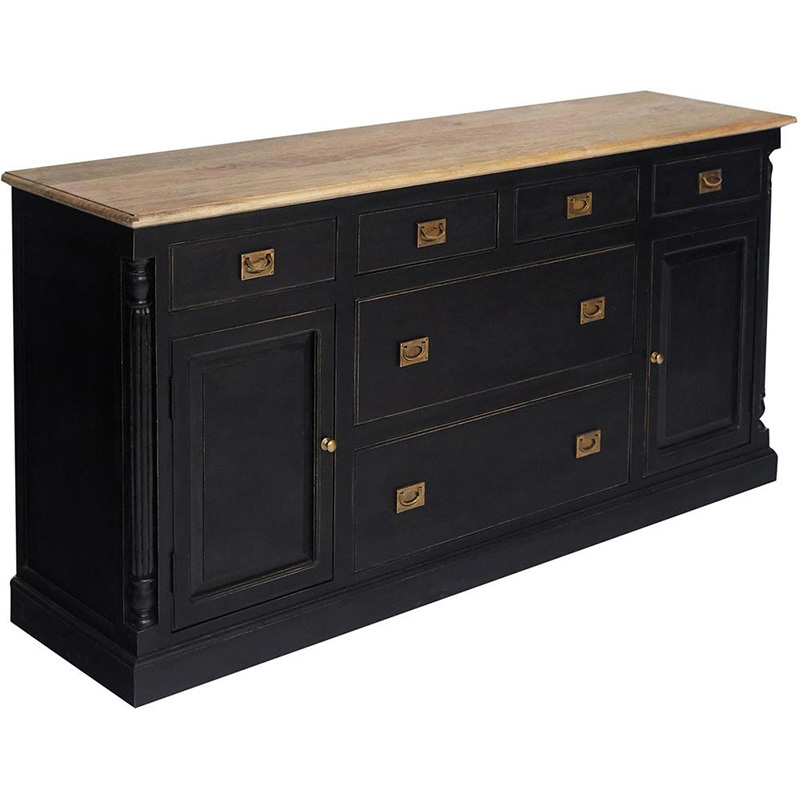 Комод Provence Sylvie Chest of Drawers Черный Древесина в Краснодаре | Loft Concept 