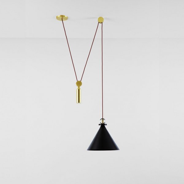 Подвесной светильник Shape up Pendant Cone Black Черный в Краснодаре | Loft Concept 