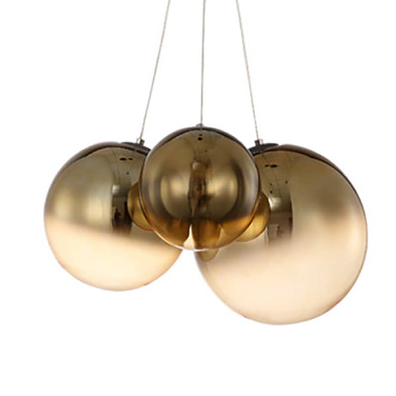 Светильник подвесной Golden balls lamp Золотой в Краснодаре | Loft Concept 