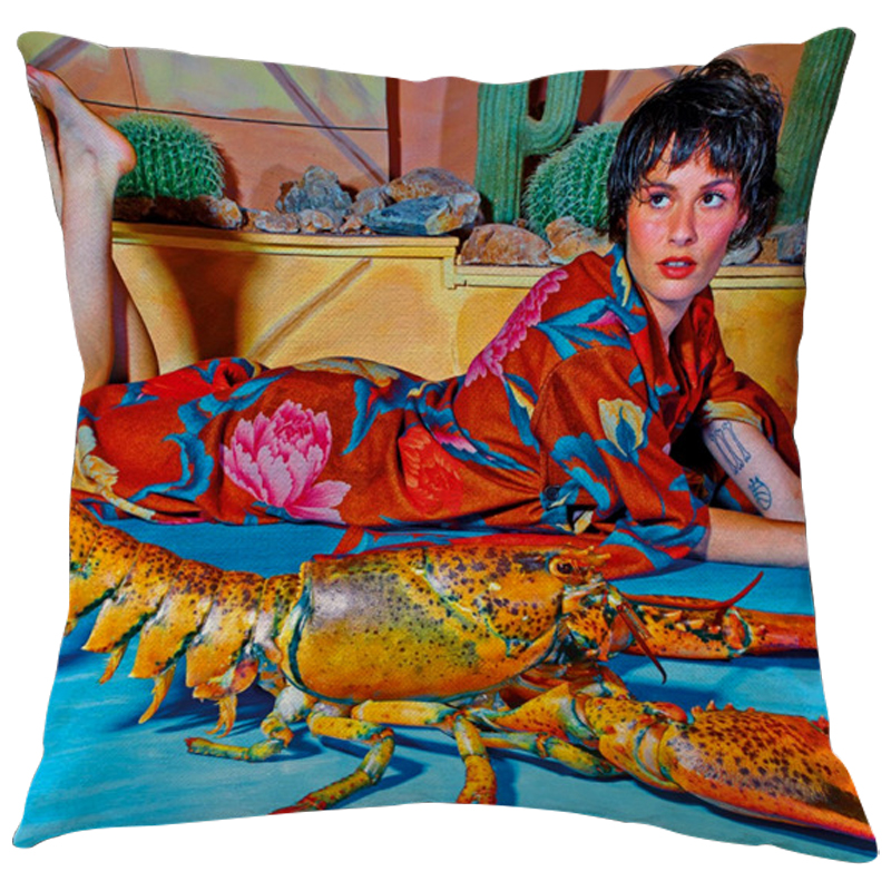 Декоративная подушка Seletti Cushion Lobster Мульти в Краснодаре | Loft Concept 