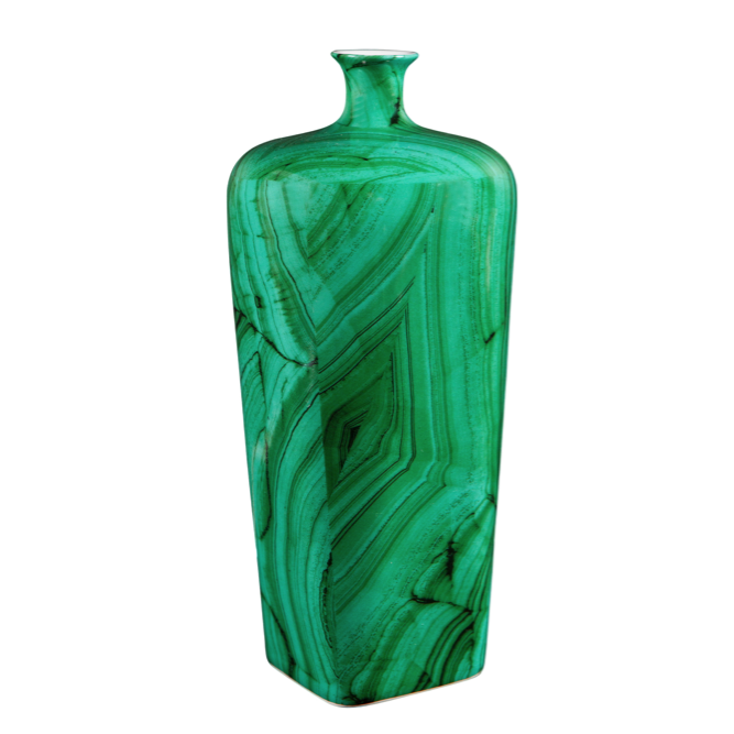 Ваза Malachite Vase flask Малахит в Краснодаре | Loft Concept 