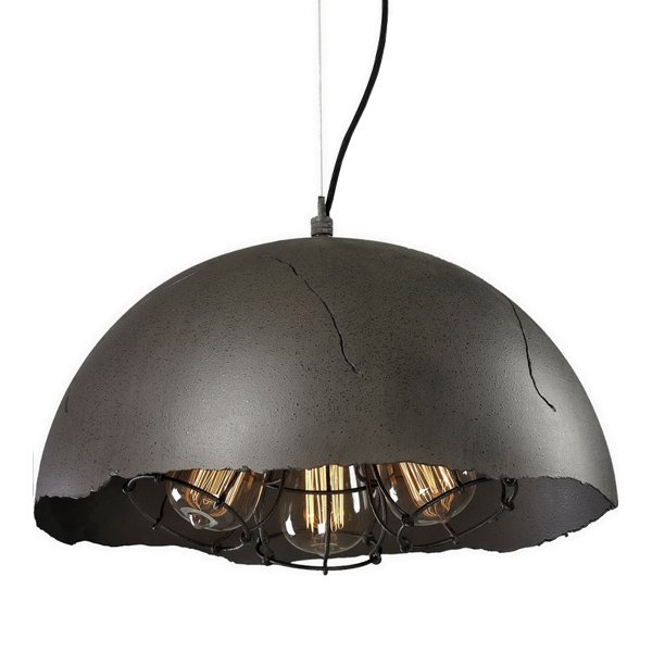 Подвесной светильник Uneven Edge Loft Pendant lamp 3 Графит в Краснодаре | Loft Concept 