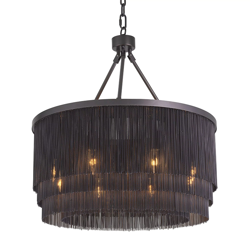 Люстра Eichholtz Chandelier Tissot S Темная бронза в Краснодаре | Loft Concept 