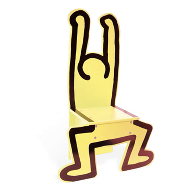 Детский стул Chaise Keith Haring Dancer Vilac Желтый Желтый в Краснодаре | Loft Concept 