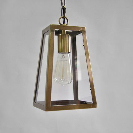 Подвесной светильник Loft Industrial Ortogonal pendant Brass  в Краснодаре | Loft Concept 