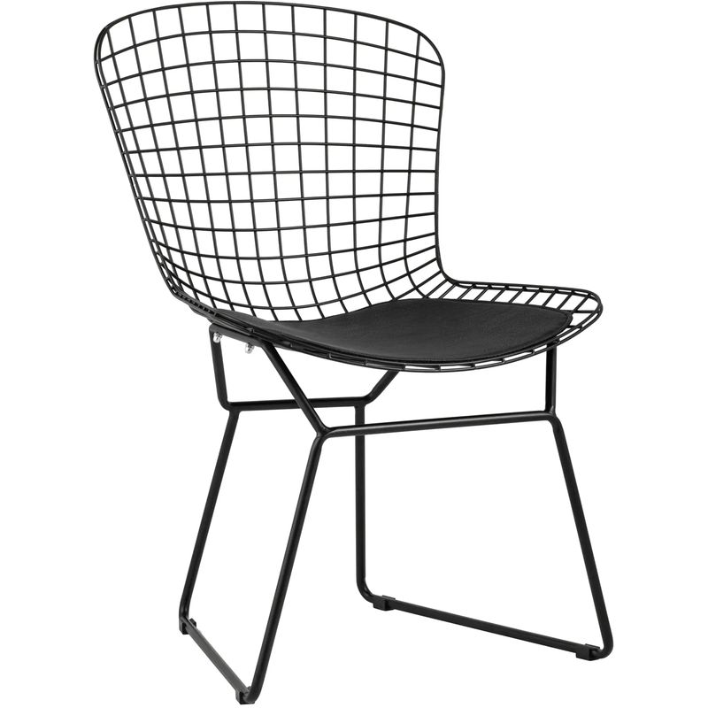 Стул Bertoia Chair Черный Матовый Металл Черный в Краснодаре | Loft Concept 