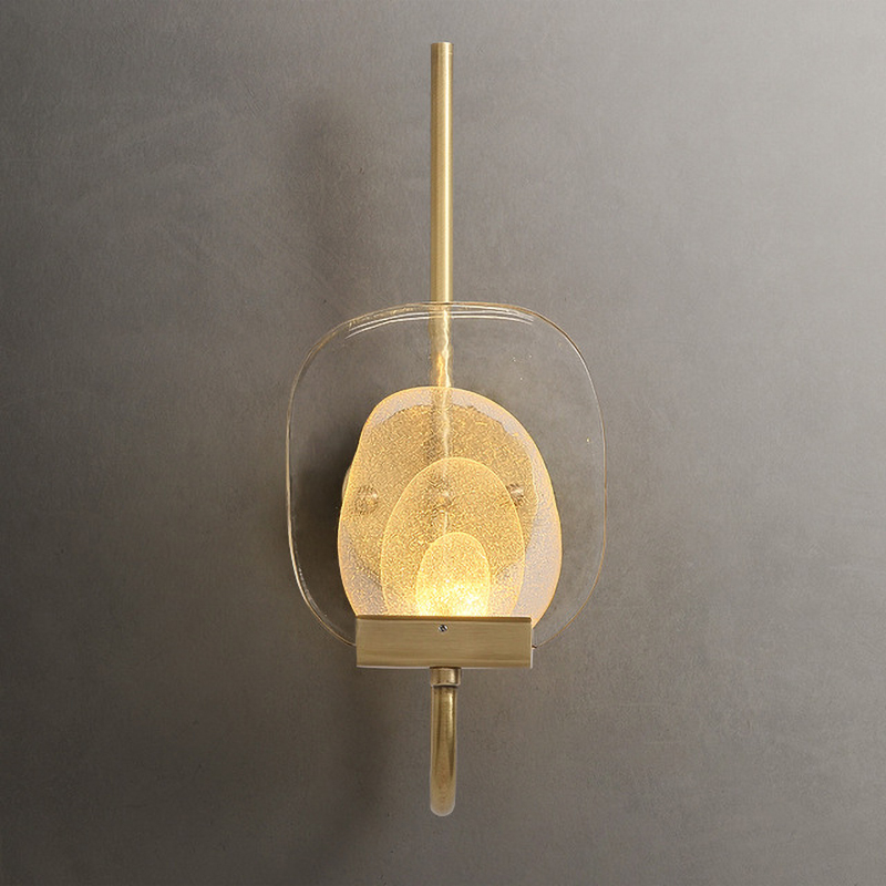 Бра Gold Radiance sconce Латунь Прозрачный в Краснодаре | Loft Concept 