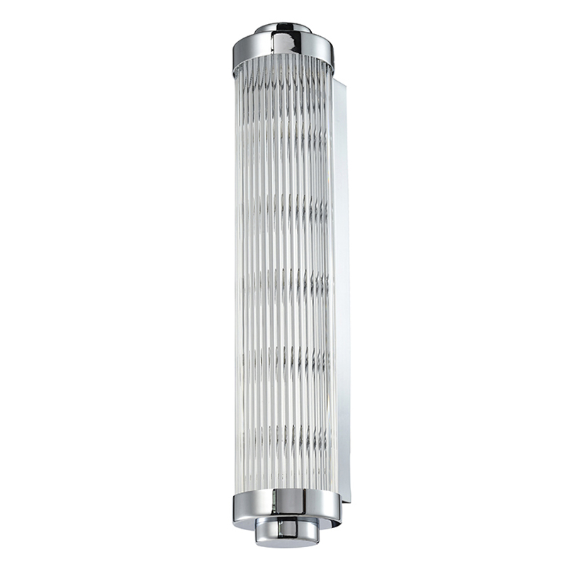 Бра Buck Glass TUBE Wall Lamp Nickel Никель Прозрачный (Transparent) в Краснодаре | Loft Concept 