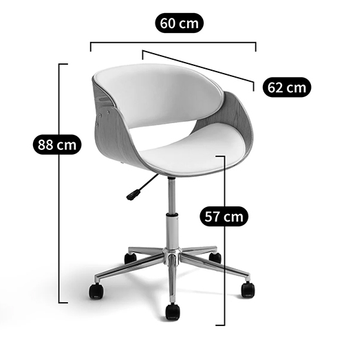 Вращающееся офисное кресло на колёсах Delwyn Chair в Краснодаре