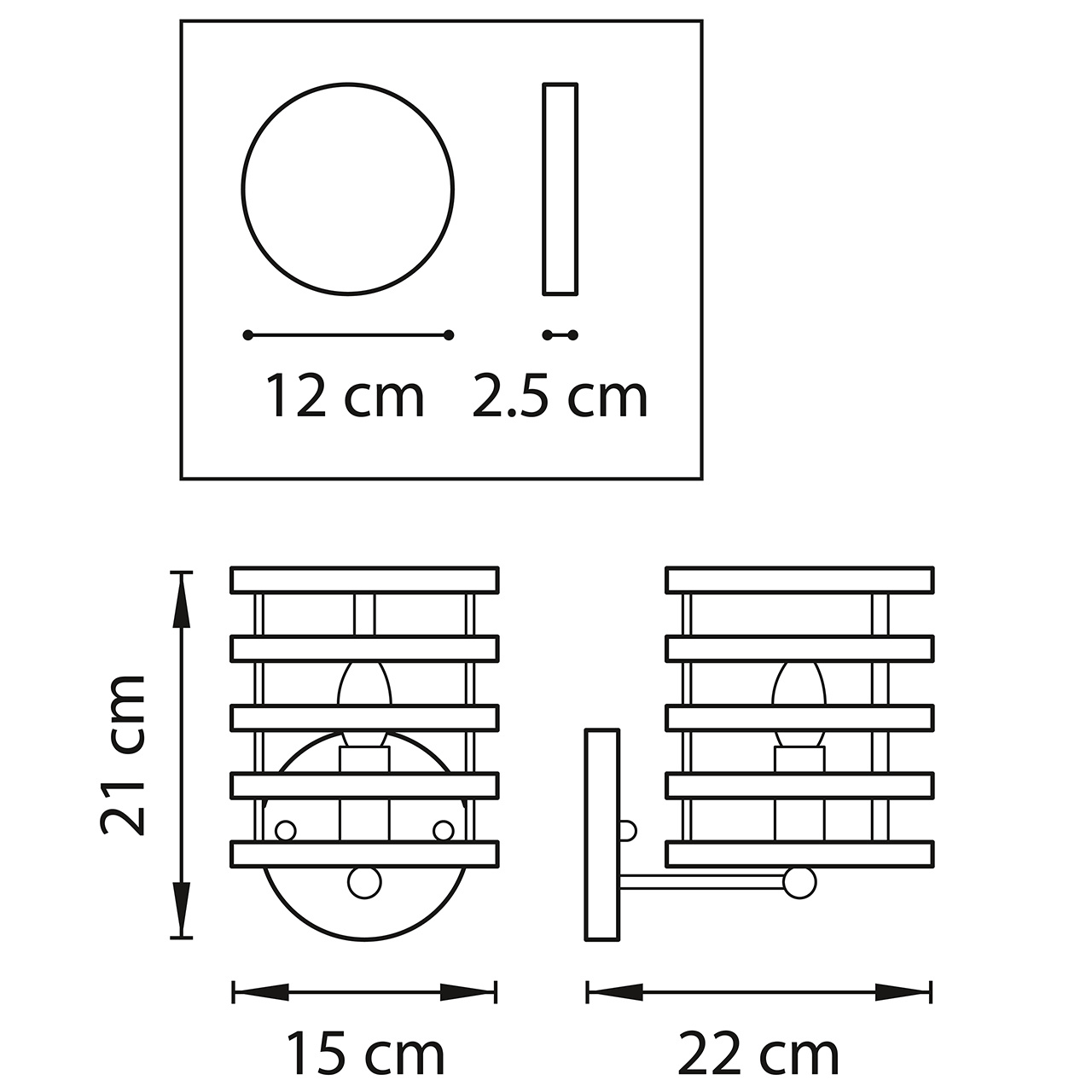 Бра Gold Stripes Sconces в Краснодаре