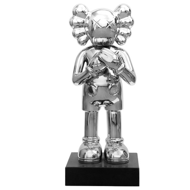 Статуэтка KAWS Silver on stand Серебряный в Краснодаре | Loft Concept 