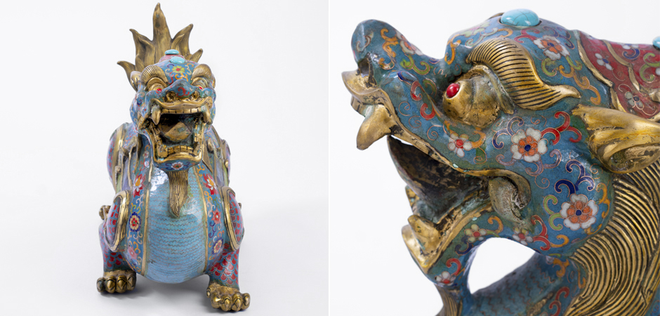 Большой Бронзовый Китайский дракон - Loft-Concept в Краснодаре