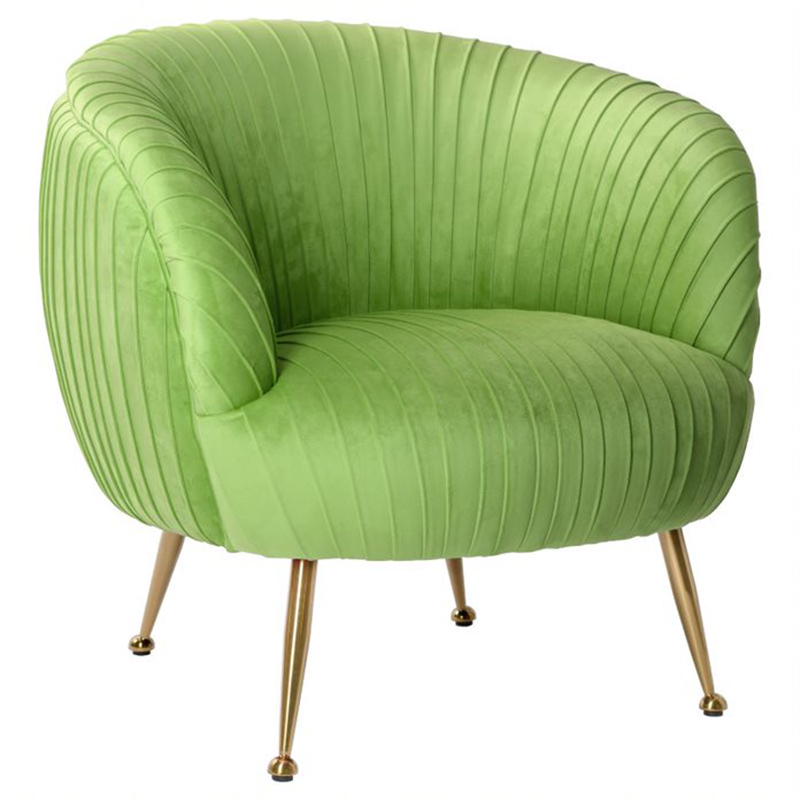 Кресло SOUFFLE CHAIR green матовое золото Зеленый в Краснодаре | Loft Concept 