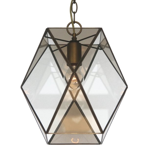 Подвесной светильник Rombius Pendant I brandy glass Темная бронза винтаж в Краснодаре | Loft Concept 