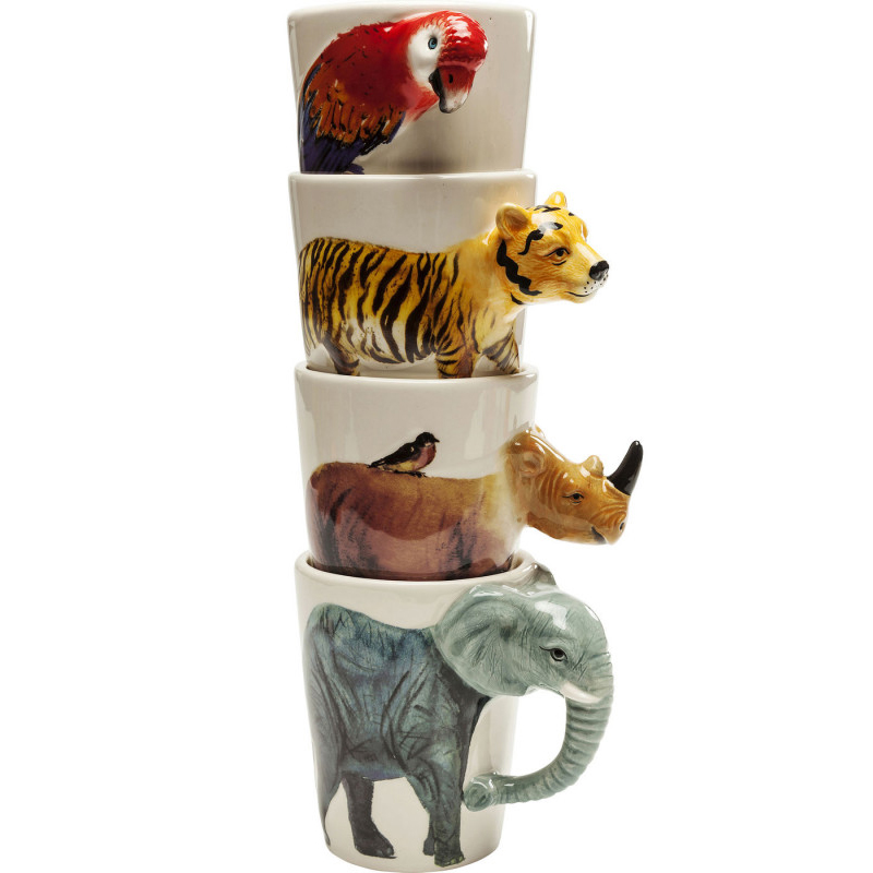 Кружка Tropical Animals mug Мульти в Краснодаре | Loft Concept 