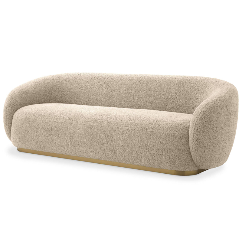 Диван Eichholtz Sofa Brice Sand Песочный Латунь в Краснодаре | Loft Concept 