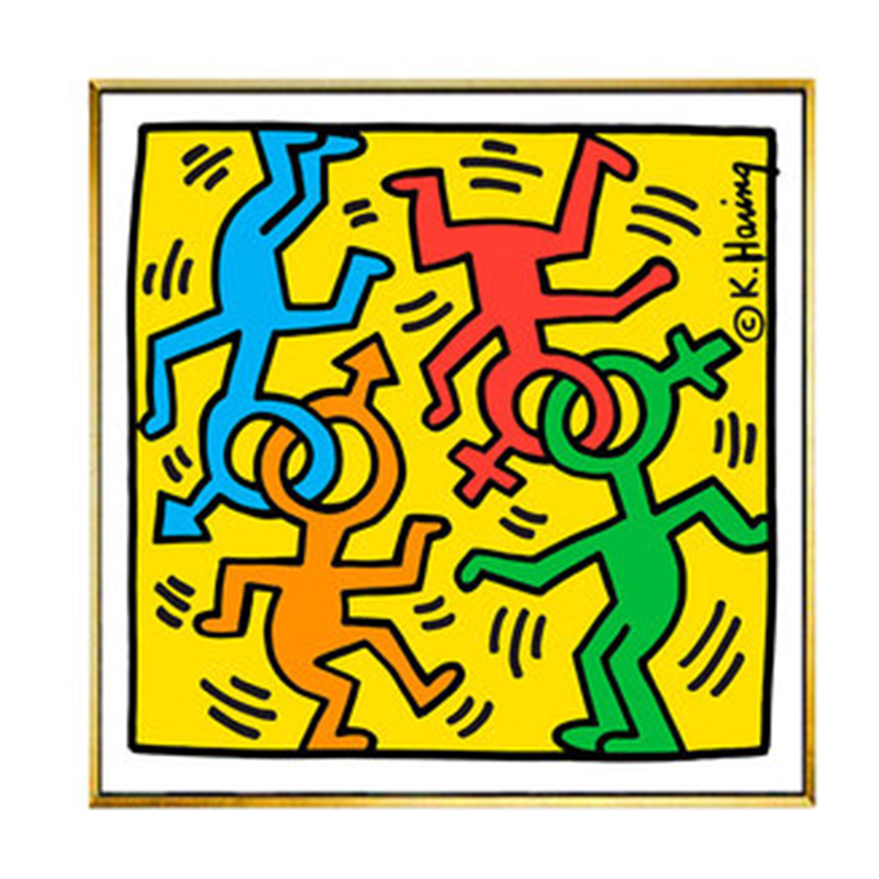 Постер Keith Haring 18 Мульти в Краснодаре | Loft Concept 