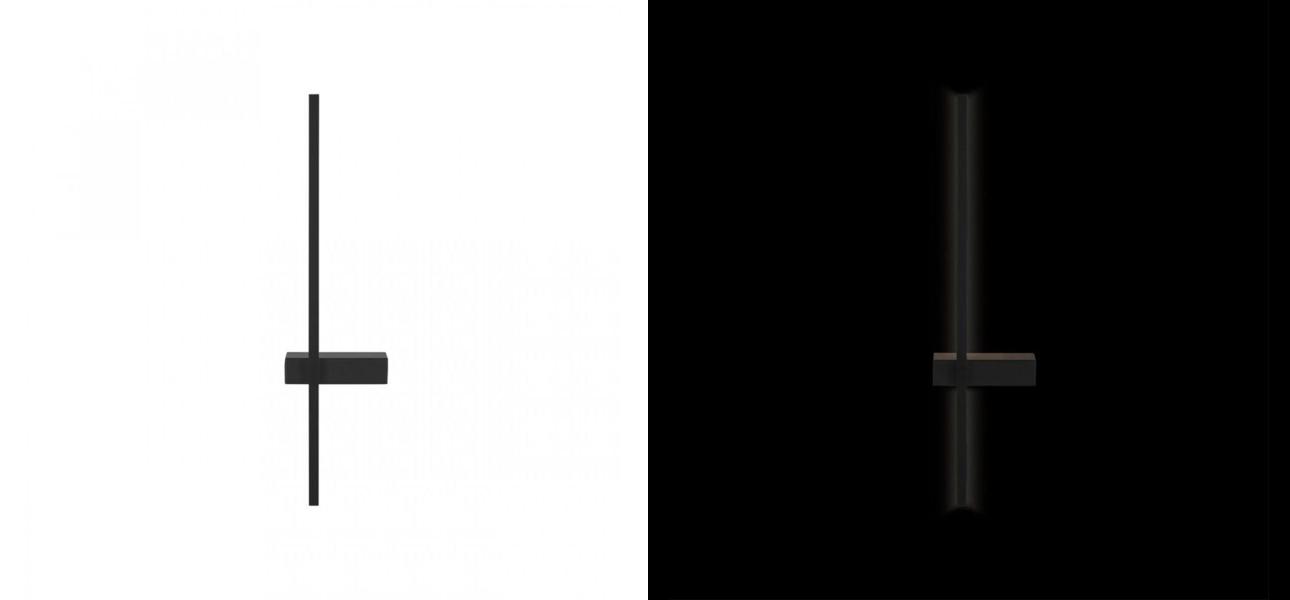 Бра светодиодное Trumpet Tube Fully Black 60 см - фото №1