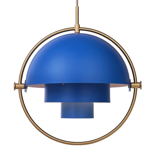 Люстра Louis Weisdorff Multi-lite Pendant Blue Латунь Синий в Краснодаре | Loft Concept 