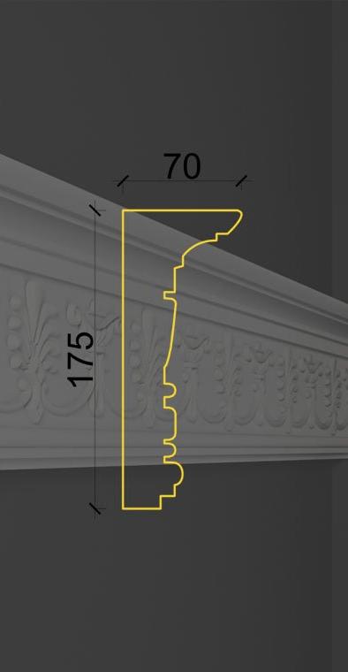 Молдинг с орнаментом MO-13 в Краснодаре