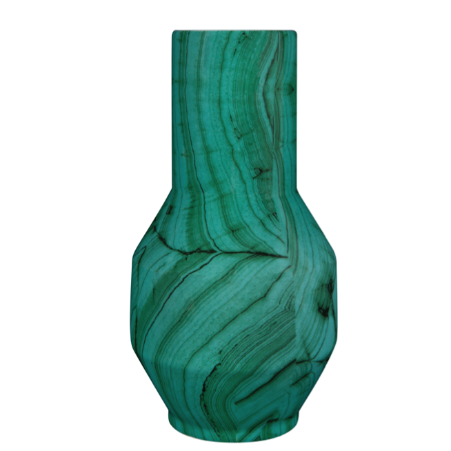 Ваза Malachite Vase rubikon Малахит в Краснодаре | Loft Concept 