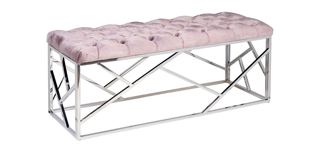 Банкетка Marietas DARK PINK - фото