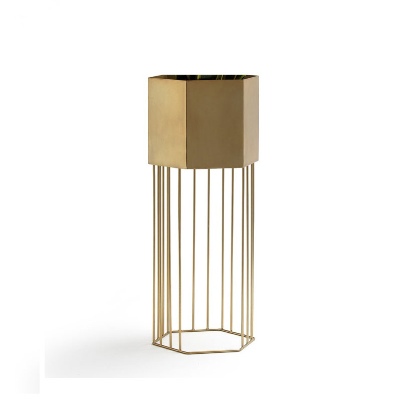 Ваза Vase On A Metal Stand Brass Латунь в Краснодаре | Loft Concept 